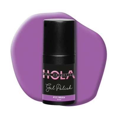 Afbeelding van Gelpolish #121 Nikkie 10ml Paars Gelnagellak Hola
