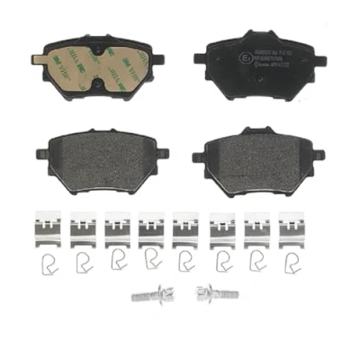 Image de 4 plaquettes de frein brembo p 61 122