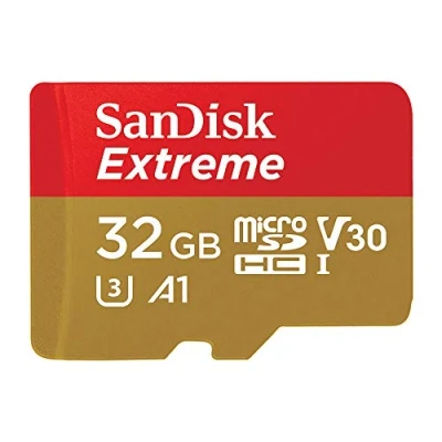 Image de SanDisk Extreme Carte mémoire flash 32 Go A1 / Video Class V30 UHS I U3 Class10 microSDHC