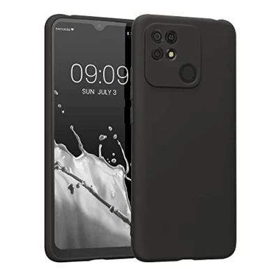 Afbeelding van kwmobile telefoonhoesje geschikt voor Xiaomi Redmi 10C Hoesje smartphone Back cover in mat zwart