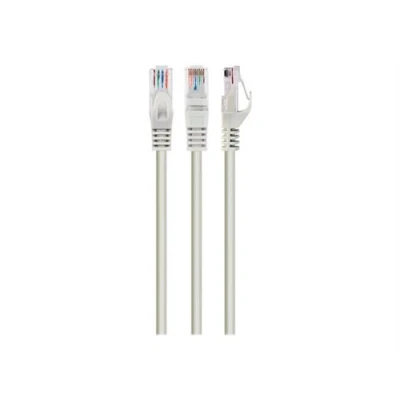 Image de Cablexpert Cordon de raccordement RJ 45 (M) pour 25 cm UTP CAT 6 bloqué, moulé gris