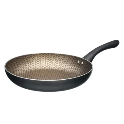 Afbeelding van Antiaanbakpan Kinvara 12 Zwart Aluminium Bakeliet 28 cm Inductie