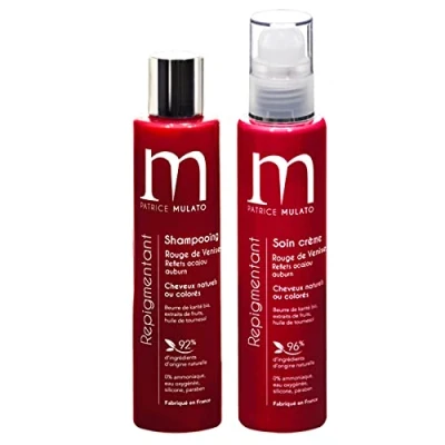 Afbeelding van Nano Cosmetics Mulato Set Duo Rouge de Venetië, shampoo en verzorging, rood van gemaakt in Frankrijk