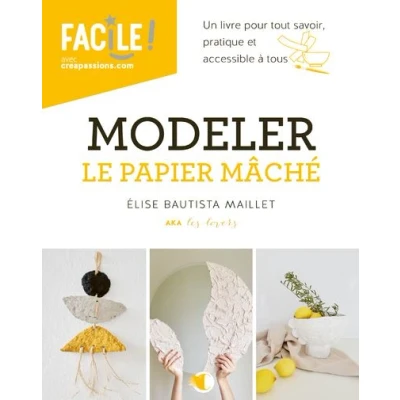 Image de Modeler le papier mâché Un livre pour tout savoir, pratique et accessible à tous
