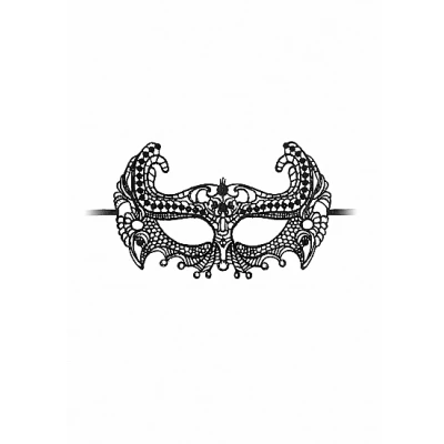Afbeelding van Empress Lace Mask Zwart