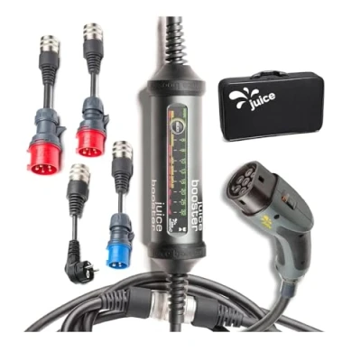 Afbeelding van Juice technology Booster 2 German Traveller Set Mobiel laadstation Type Mode 32 A Aantal aansluitingen 1 22 kW