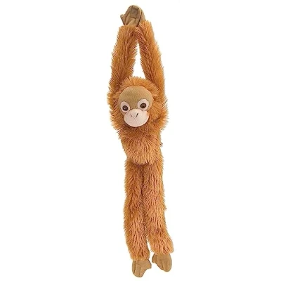 Afbeelding van Pluche bruine Orang Oetan aap/apen knuffel 51 cm Hangaap jungledieren knuffels Speelgoed voor kinderen
