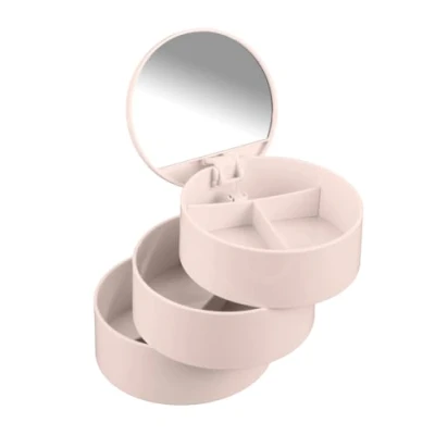 Afbeelding van Wenko Organizer Cosmetica 3 laags Dames 13 X 15 Cm Roze