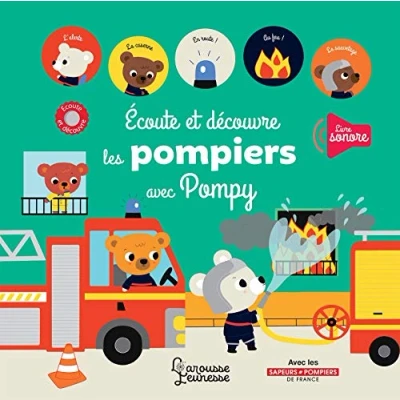 Afbeelding van Ecoute et decouvre les pompiers avec pompy
