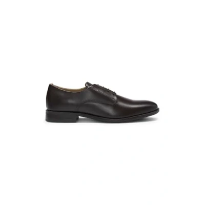 Afbeelding van BOSS Colby DERB Veterschoenen, Heren, Maat: 41, Dark brown Leer