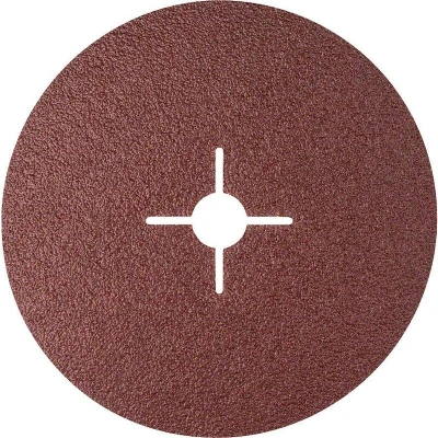 Image de BOSCH 2608607251 patin de ponçage en fibre R444 Expert pour métal, diamètre 180 mm, grain 36