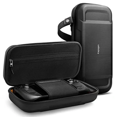 Image de Spigen Rugged Armor Pro Coque Compatible avec Steam Deck LCD (2022) / OLED (2023) Noir