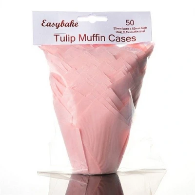 Afbeelding van Culpitt baking cups tulp roze 85 mm (50 stuks)