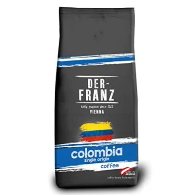 Afbeelding van Der Franz Columbia Single Origin Koffie UTZ Volle Bonen 1000g