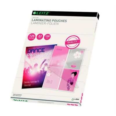 Image de Leitz Pochettes De Plastification Eva A3 2x125µ X100