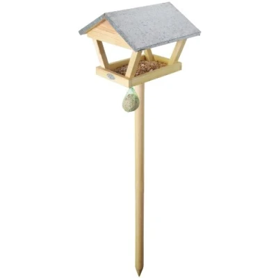 Afbeelding van Esschert Design Voedertafel Vogelvoederhuisje Bruin 90 cm x 28 120