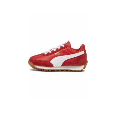 Afbeelding van Puma EASY Rider Vintage Unisex Sneakers laag Red white voor kinderen, Maat: 28, Leer/ synthetisch