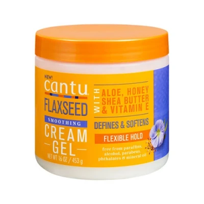 Afbeelding van Cantu Flaxseed Smoothing Flexible Hold Cream Gel 453gr