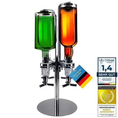 Afbeelding van Butler bar voor sterke dranken; flessenhouder dranken 4 cl; drankdispenser flessenhouder; portioneren van (flessenhouder cl)