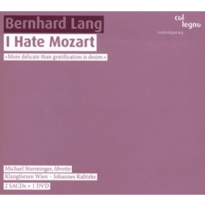 Afbeelding van Michael Sturminger, Vokalensemble Nova, Klangforum Wien, Johannes Kalitzke Lang: I Hate Mozart (3 DVD)