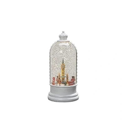 Afbeelding van Kerstlantaarn met Londens tafereel Konstsmide 26.5 cm (LED, Batterijen, USB, Timer)