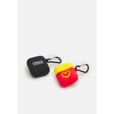 Afbeelding van Urban Classics Earphone CASE 2 PACK Overige accessoires, Heren, Maat: One Size, Black/yellow