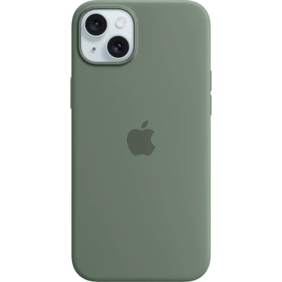 Afbeelding van Apple MagSafe Siliconen Back Cover Groen iPhone 15 Plus