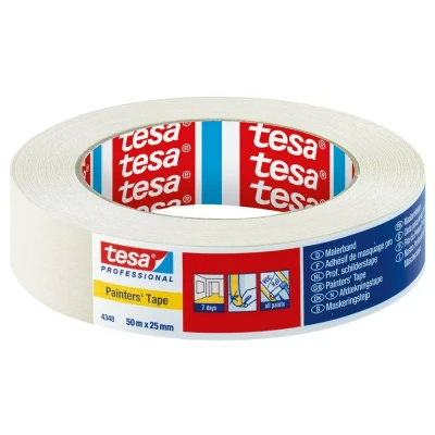 Afbeelding van Tesa 4348 Schilderstape Creme 25mm x 50m 04348 00016 03
