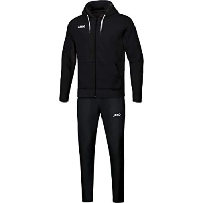 Afbeelding van JAKO Basis Joggingpak met capuchon, Uniseks Volwassene, Zwart, M