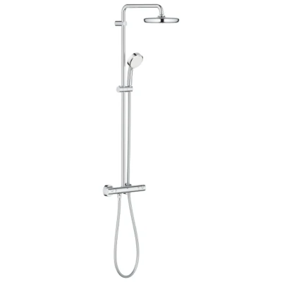 Afbeelding van Grohe Tempesta New Cosmopolitan douchesysteem met thermostaat Chroom 2792