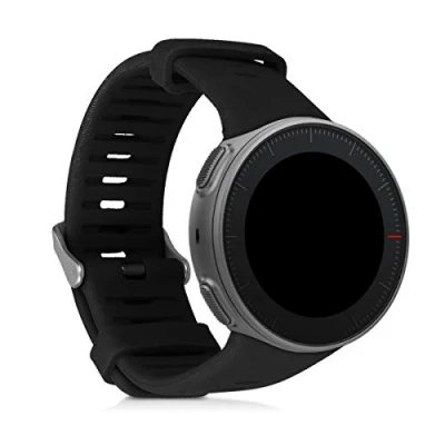 Afbeelding van kwmobile horlogebandje geschikt voor Polar Vantage V polsband Smartwatch bandje van TPU Activity tracker horloge band in zwart