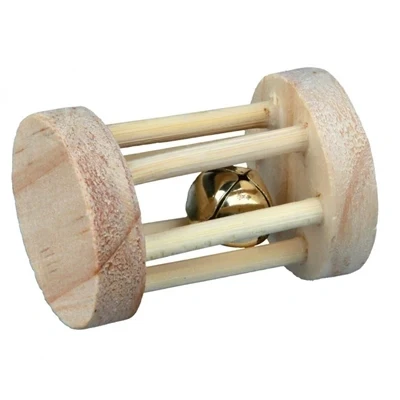 Afbeelding van Trixie Speelrol Hout met Bel 5 x 3,5 cm