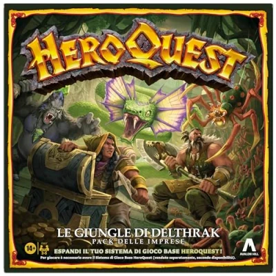 Afbeelding van Avalon Hill, HeroQuest, Delthrak Jungles Business Pack Roleplay spellen Vanaf 14 jaar Voor 2 5 spelers Om te spelen moet je het HeroQuest basisspeelsysteem hebben