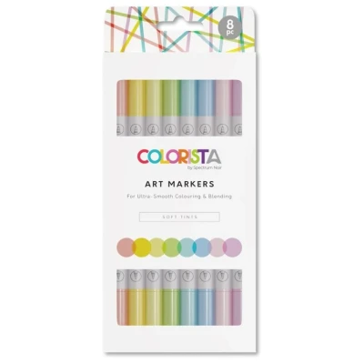 Afbeelding van Colorista Alcohol Art Markers Soft Tints 8 st