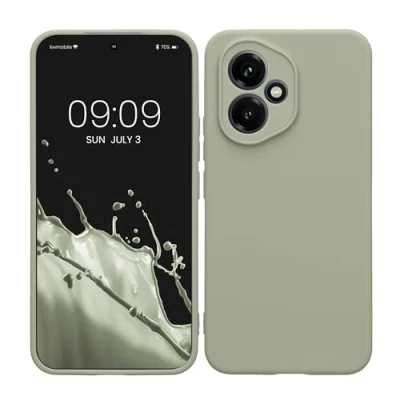 Afbeelding van kwmobile telefoonhoesje geschikt voor HONOR 400 Hoesje smartphone Precisie camera uitsnede In grijsgroen