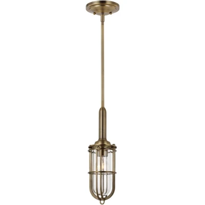 Afbeelding van Feiss LED Pendelarmatuur Urban Restoration 1X E27 Max 60W IP44 Dimbaar Dark Antique Brass