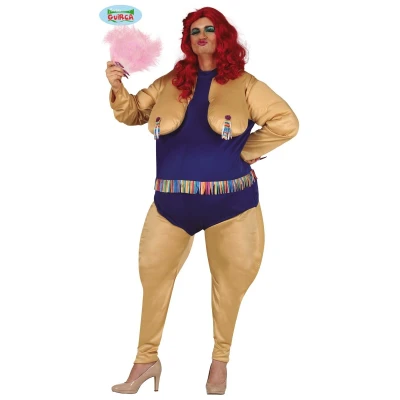 Afbeelding van Fiestas Guirca Kostuum Drag Queen maat (52 54)