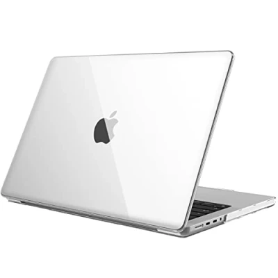Afbeelding van Fintie Hoes Compatibel met MacBook Pro 14&quot; (2021 vrijgave) A2442 M1 Pro/Max, ultradunne gladde harde beschermhoes Snap Case 14 inch Retina, (*Transparant Clear)