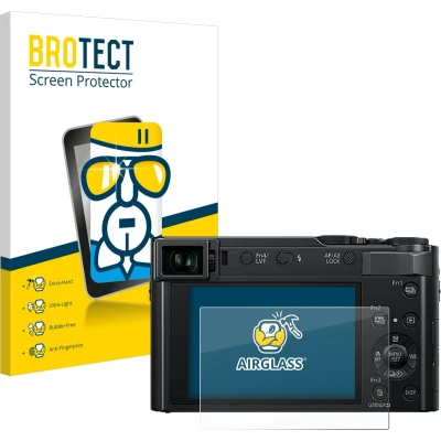 Afbeelding van BROTECT Screenprotector voor Panasonic Lumix DC TZ202D Folie Beschermfolie Beschermglas transparant
