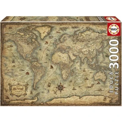 Afbeelding van Puzzel Educa plattegrond 3000 Onderdelen