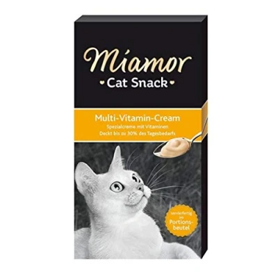 Afbeelding van 24x15g Cat Multi Vitamine Crème Miamor Kattensnacks