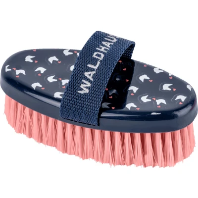 Afbeelding van Waldhausen Lucky Heart Body Brush Paardenverzorging Nachtblauw