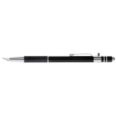 Afbeelding van Wedo 78630 Deluxe scalpel drukknopmes (met intrekbaar lemmet)