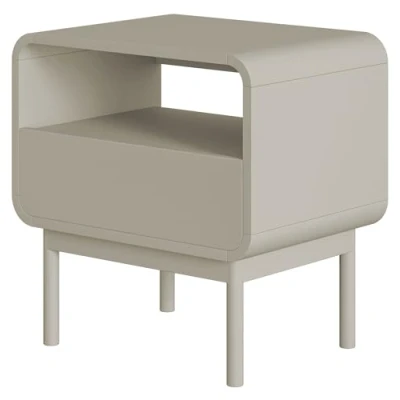 Afbeelding van Selsey Oro Nachtkastje Beige, Grijs