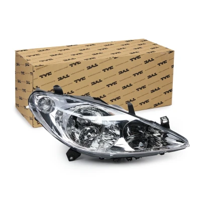 Afbeelding van TYC 20 0165 05 2 Koplampen rechts H1, H7 voor rechtsrijdend verkeer Met lamphouder, Zonder elektro motor PEUGEOT: 307 Hatchback, SW, CC
