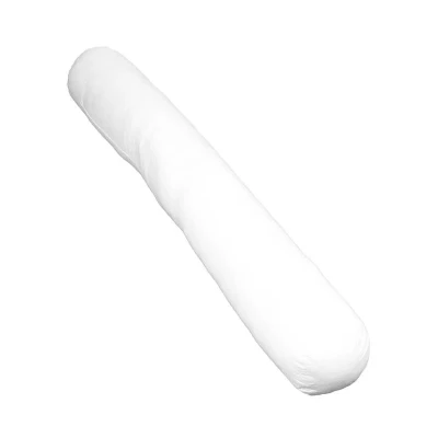 Image de coussin cylindrique 110x15 cm Blanc Polyester Polydaun