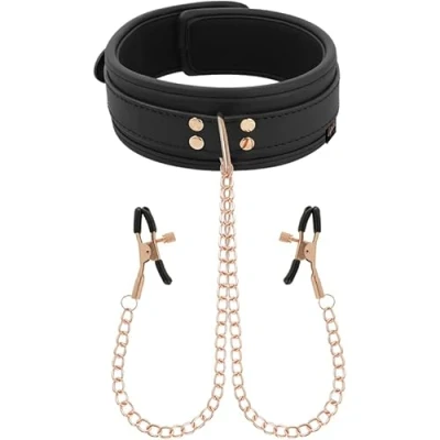 Afbeelding van Coquette Fantasy Collar With Nipples Clamps