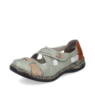 Afbeelding van Rieker Ballerina&#039;s voor dames 46368, Groen