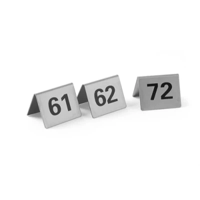 Afbeelding van Hendi Tafelstandaard Nummers 61 72 = RVS 55x52x35 Mm 663899