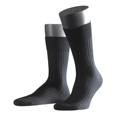 Afbeelding van Falke Bristol PURE Business &amp; Casual Sokken, Heren, Maat: 45 46, Black